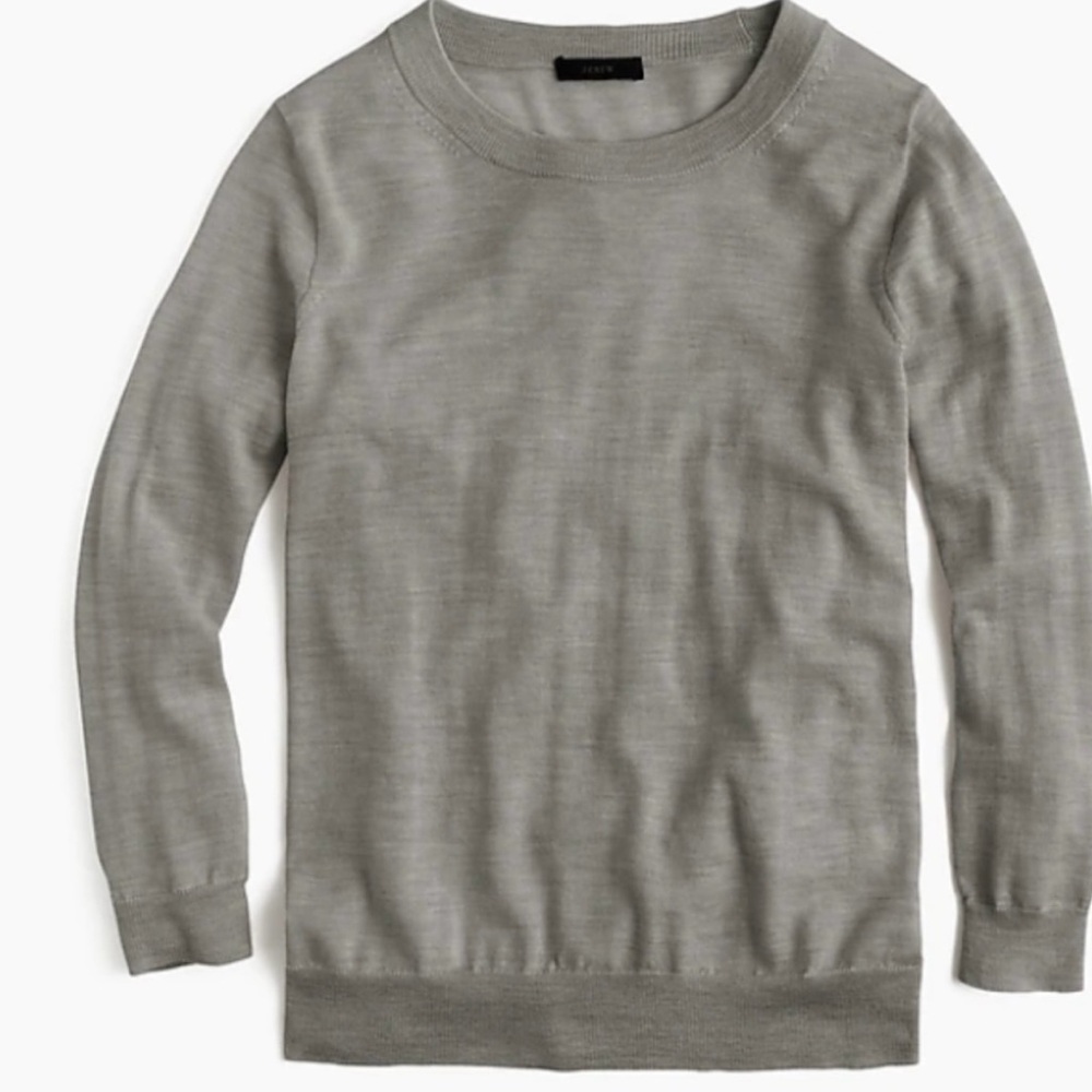 J. Crew Merino Wool Tippi Sweater XS Grey